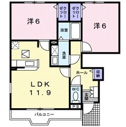 クレメントＤの物件間取画像